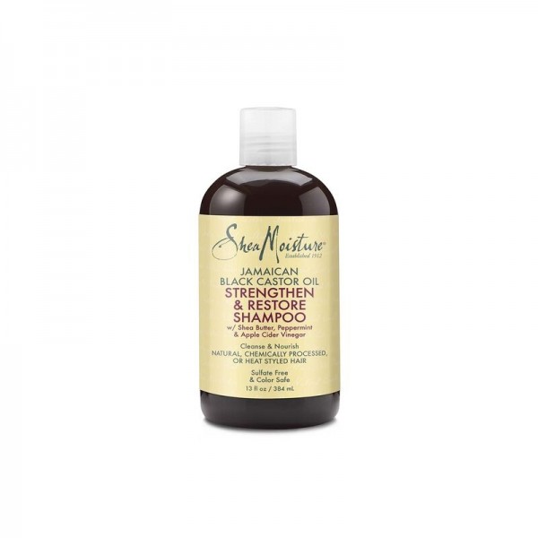 Sampon fortifiant cu ulei negru de ricin, Shea Moisture, 384ml